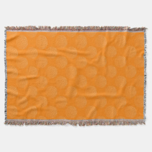 Cobertor Flor da Vida / Blume des Lebens - Cor de laranja p