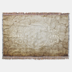 Cobertor Flor da Vida / Blume des Lebens - vintage I