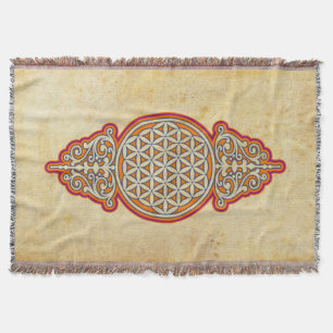 Cobertor Flor de Vida / Blume des Lebens - vintage VII