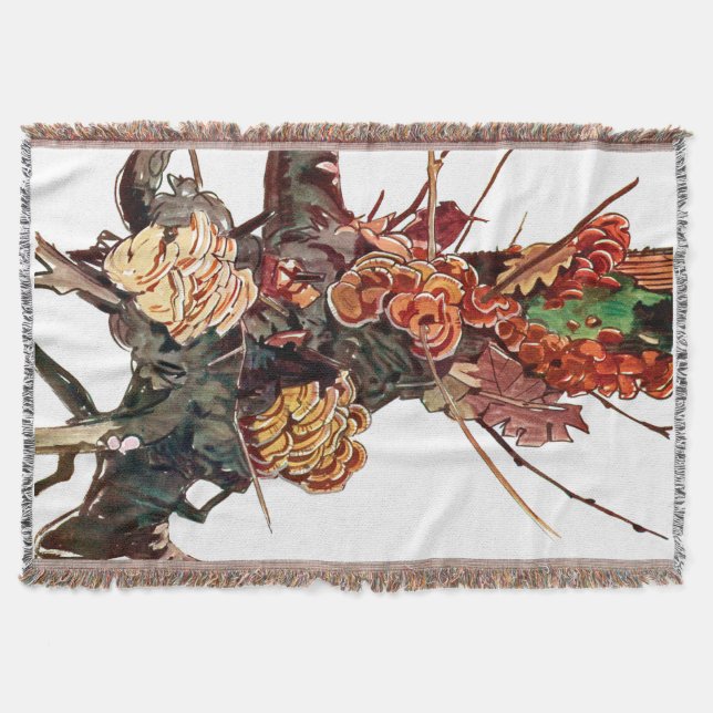 Cobertor Flora Exótica nº 9 em Sunshine Dazzle (Frente)