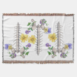 Cobertor Floral Anatomy - Vertebrae, Hip Bone