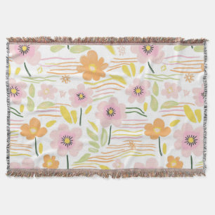 Cobertor Floral Retro Pastel (7)