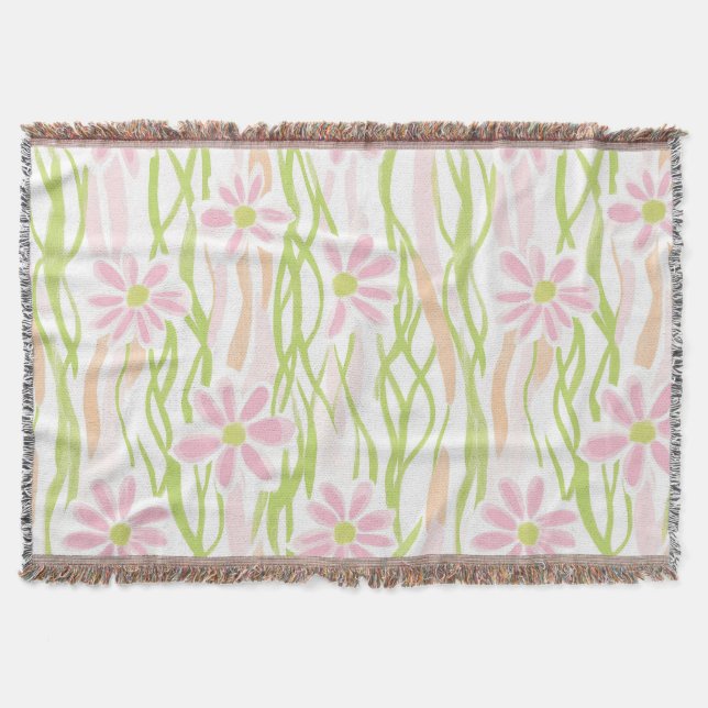 Cobertor Floral Retro Pastel (8) (Frente)