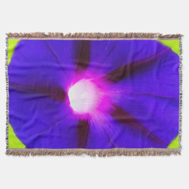 Cobertor Floral Roxo  (Frente)