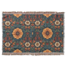 Cobertor Floral Vintage Aconchegante para Nova Cas
