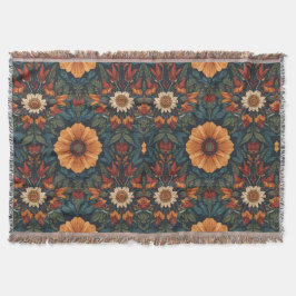 Cobertor Floral Vintage Aconchegante para Nova Cas