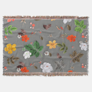 Cobertor Flores Amarelas e Rosas Brancas 16