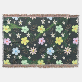 Cobertor Flores-de-água na Floresta Verde