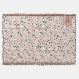 Cobertor Flores rosa e azuis - Cottagecore russo