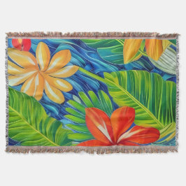 Cobertor Flores Tropicais Dois