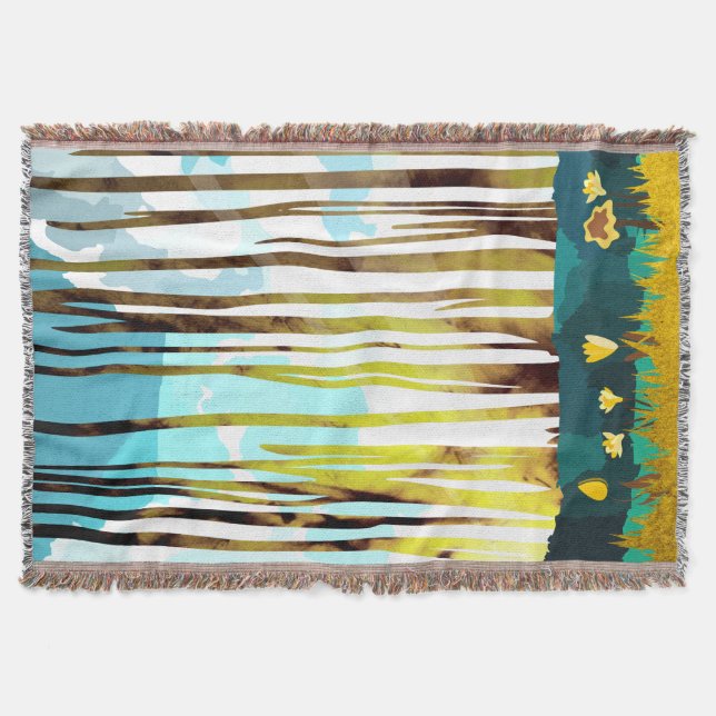 Cobertor Floresta da Manhã (Frente)