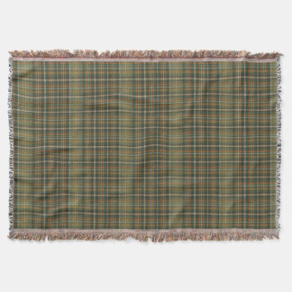 Cobertor Floresta Verde Laranja Ferrugem Xadrez Tartan Plai