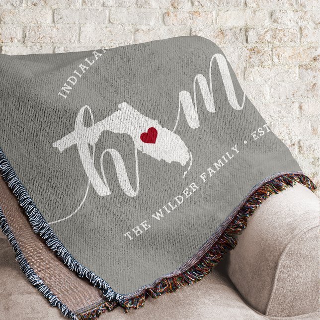 Cobertor Flórida Casa Estado Personalizado com Aparência de (Criador carregado)