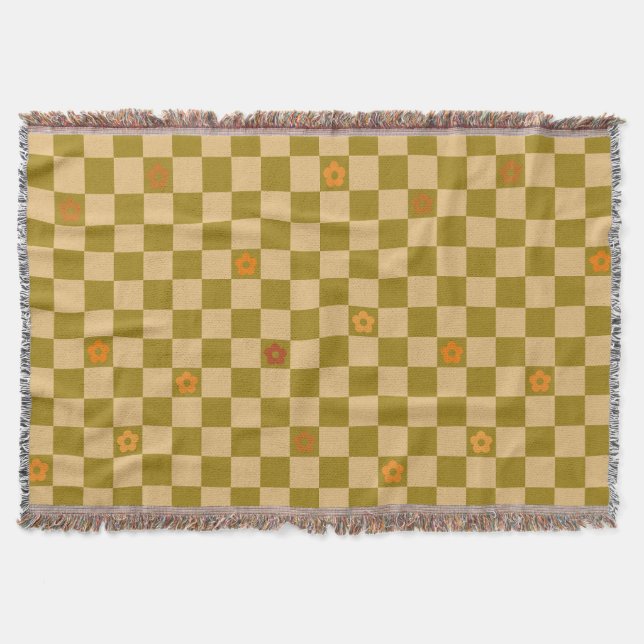 Cobertor Flowe Checkered Pattern - No. 02 (Frente)