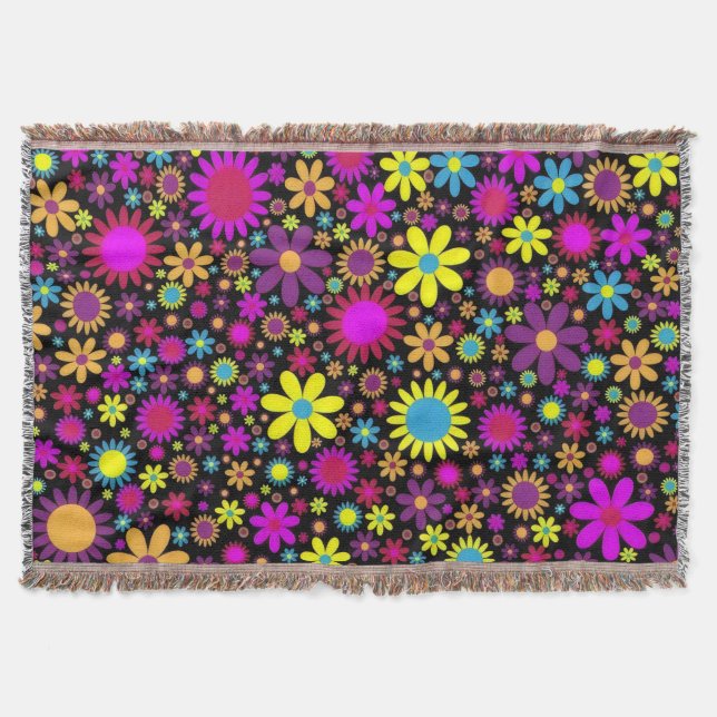 Cobertor Flower Power (Frente)