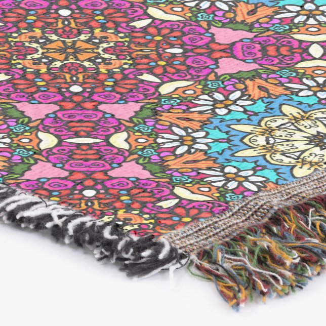 Cobertor Flower Power V Garden Groovy (Canto)