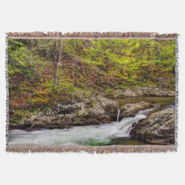 Cobertor Fluxo Florestal Em Montanhas De Enfumaçado Excelen (Frente)