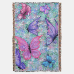 Cobertor Flyin Butterflies Jogam Aberto
