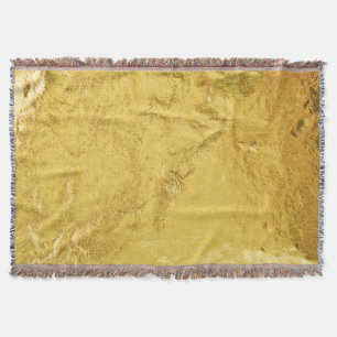 Cobertor Folha de Ouro: Textura de Abstrato brilhante