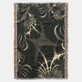 Cobertor Folhas de erva seca ou espinhos tortos? Cor Khaki