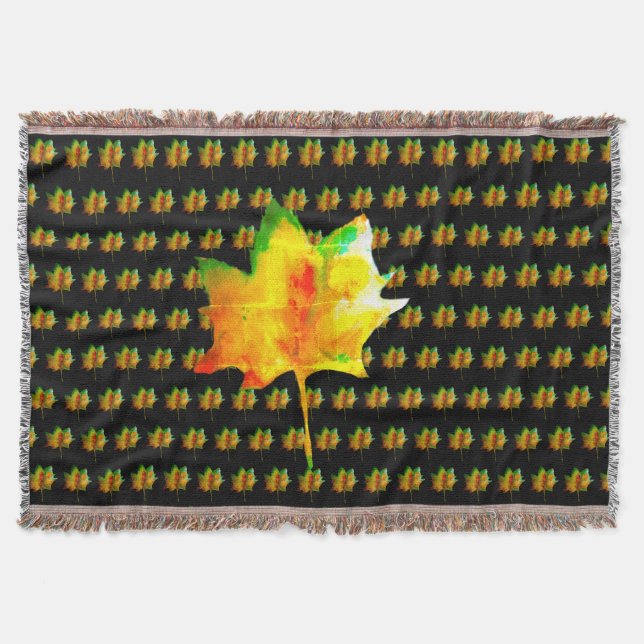 Cobertor Folhas de outono (Frente)