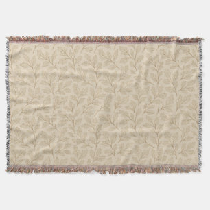 Cobertor Folhas de queda elegantes Boho Minimalista Farmh