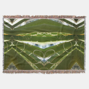 Cobertor Folhas de Yucca Fotografia Verde da Natureza