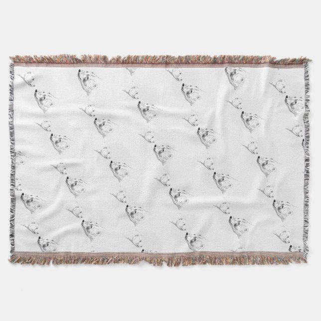 Cobertor Folheto de Arte do Urso e Folheto do Urso (Frente)