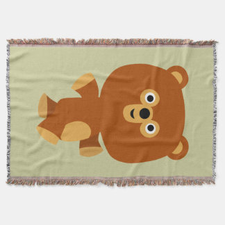 Cobertor Folheto de Urso de Cartoon Bonito Assertivo