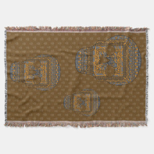 Cobertor Folheto do crânio do Halloween