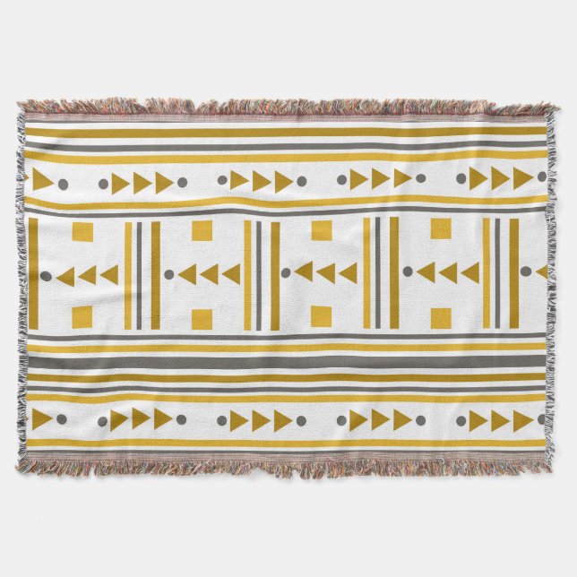 Cobertor Folheto do Padrão Geométrico (Frente)