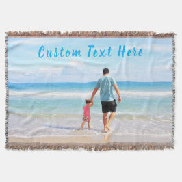 Cobertor Folheto Personalizado Personalizado de Fotografia