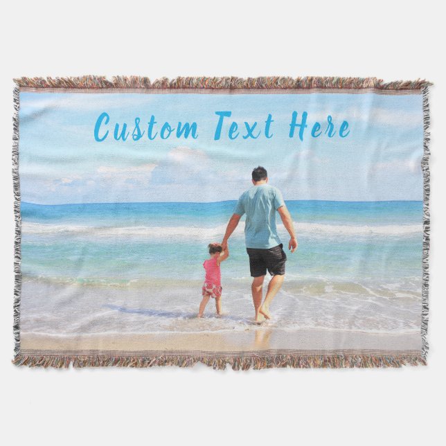 Cobertor Folheto Personalizado Personalizado de Fotografia  (Frente)