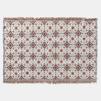 Cobertor Folk Diamond Cross Stitch Seamless Pattern