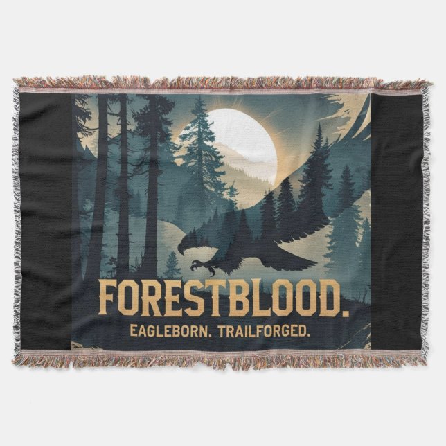 Cobertor Forestblood – Espíritu Salvaje Nacido del Bosque (Frente)