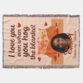 Cobertor 'Forever my Valentine' Throw Blanket