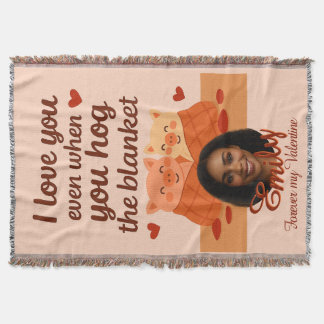 Cobertor 'Forever my Valentine' Throw Blanket