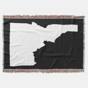 Cobertor Forma preto e branco de Idaho