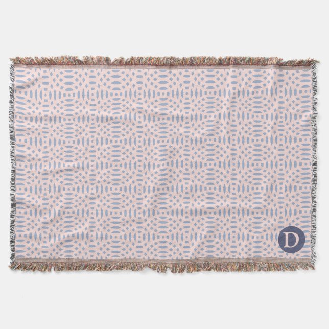 Cobertor formas circulares padrão sem costura (Frente)