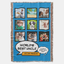 Cobertor Foto de banda desenhada moderna Legal e divertida