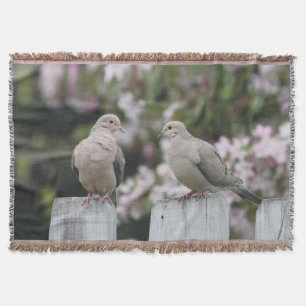 Cobertor Foto dos Doves de luto