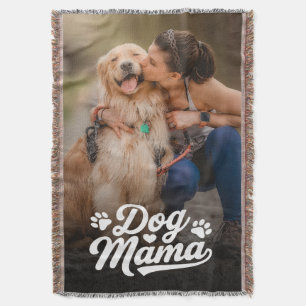 Cobertor Foto personalizada da mãe de cão