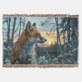Cobertor Fox in the flowers