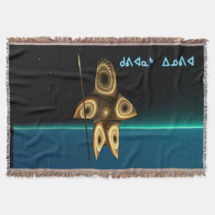 Cobertor Fractal Inuit Hunter - Kuvianak Innovia