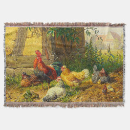 Cobertor Frango Vintage Carl Jutz 1899