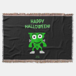 Cobertor FrankenQueijos Saudações de Halloween Jogam Banque
