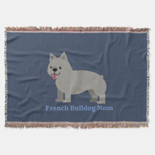 Cobertor French Bulldog Mom (Frente)