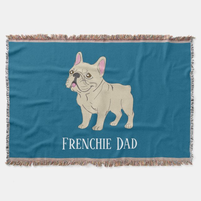 Cobertor Frenchie Dad (Frente)