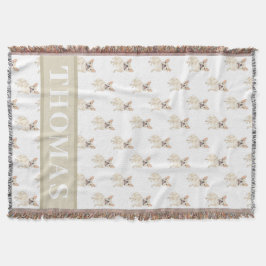 Cobertor Frenchie Personalizada (Fawn Tan Creme)