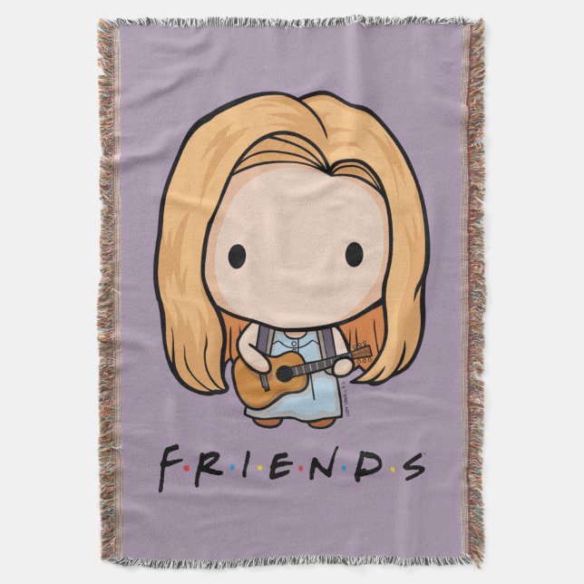 Cobertor FRIENDS™ | Phoebe Chibi (Frente Vertical)